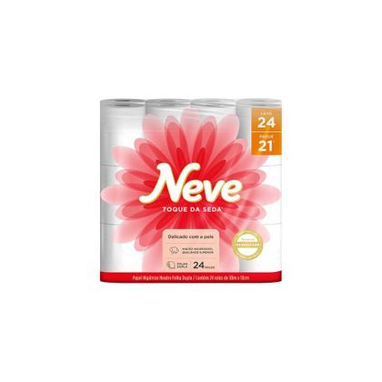 Imagem de Papel Higiênico Neve Toque de Seda Folha Dupla Leve 24 Pague 21