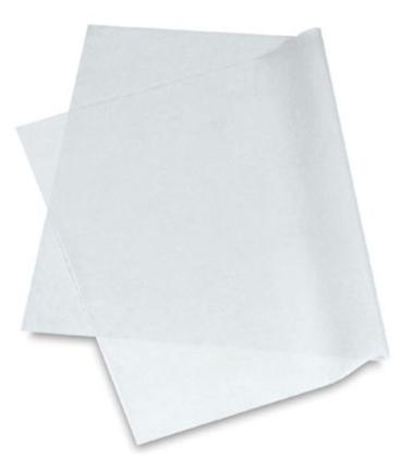 Imagem de Papel Manteiga 50 gr ( mais grosso ) folha 50x70 cm 50 un.