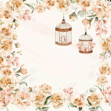 Imagem de Papel para Scrapbook Débora Caixeta Arte Fácil Garden 2 - SC-828