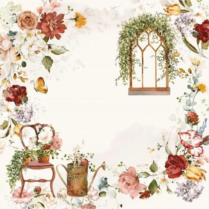 Imagem de Papel para Scrapbook Débora Caixeta Arte Fácil Garden 4 - SC-830