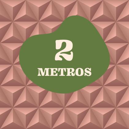 Imagem de Papel Parede Adesivo Decorativo Geometrico Efeito Visual 3D Salmão Sala Quarto 2m