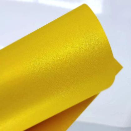 Imagem de Papel Perolizado A4 180g P/ Artesanato 20 Folhas Masterprint Cor Dourado