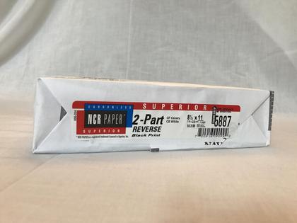 Imagem de Papel sem carbono NCR 5887 2 partes 250 conjuntos de tamanho carta