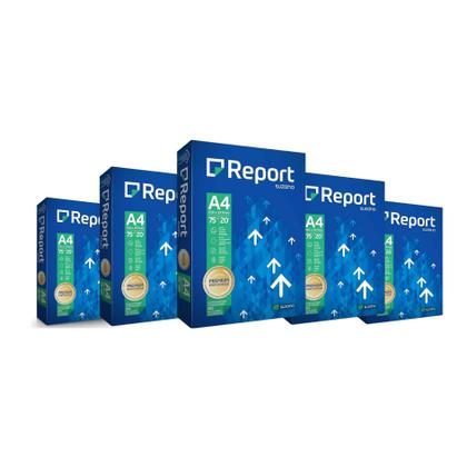 Imagem de Papel Sulfite A4 75g Premium Report Caixa Com 2500 Folhas