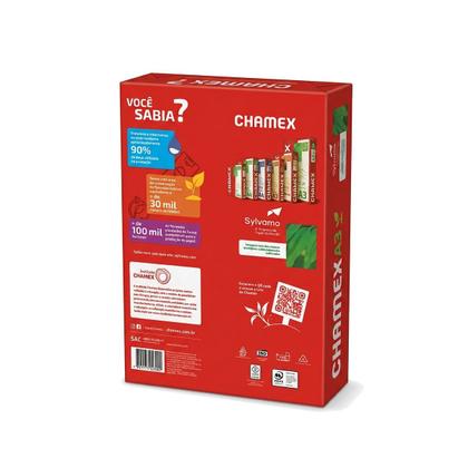 Imagem de Papel Sulfite A4 Chamex 75g 210mmx297mm 500 Folhas