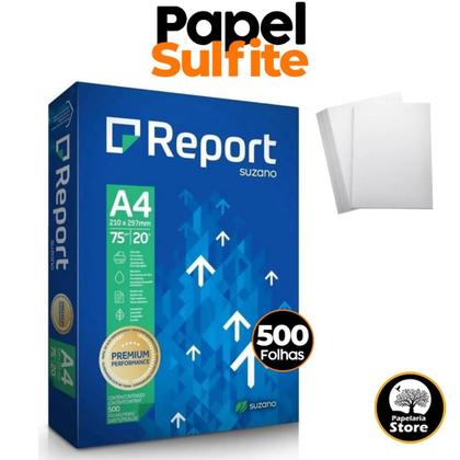 Imagem de Papel Sulfite A4 com 500 Folhas Report