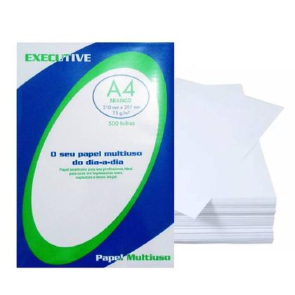 Imagem de Papel Sulfite A4 Executive 75g 500 Folhas Branco