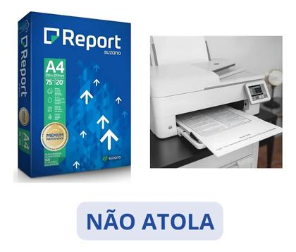 Imagem de Papel sulfite A4 REPORT resma 500 folhas 75g 210mmx297mm branco
