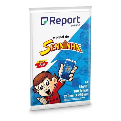 Imagem de Papel Sulfite Oficio A4 Branco 75g com 100 Folhas Seninha