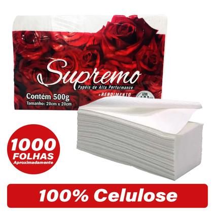 Imagem de Papel Toalha Interfolha Branco 100% Virgem 25G Supremo