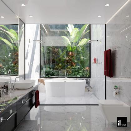 Imagem de Papeleira italy line eterna inox polido