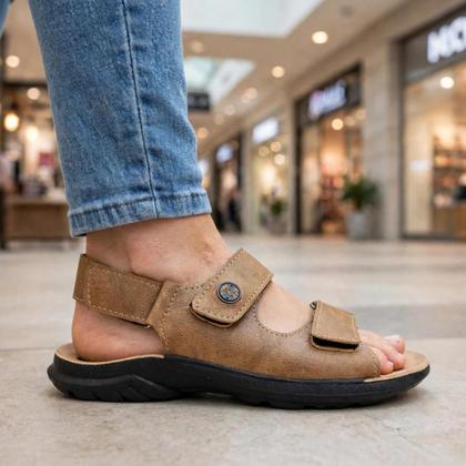 Imagem de Papete masculina sandalia ortopedica feet life lm30