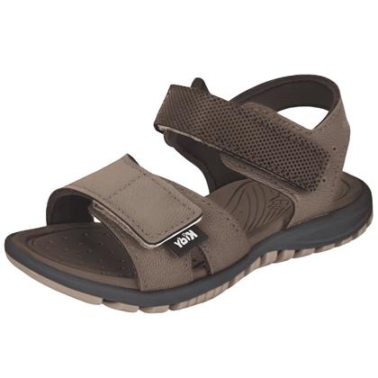 Imagem de Papete Sandália Infantil Kidy Flex Confort Anatômica Leve e Fácil Calce Baby Equilíbrio Marrom com Preto