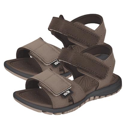 Imagem de Papete Sandália Infantil Kidy Flex Confort Anatômica Leve e Fácil Calce Baby Equilíbrio Marrom com Preto