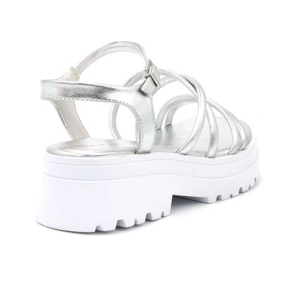 Imagem de Papete Sandalia Ramarim 2438202 Flatform Tratorada Feminino