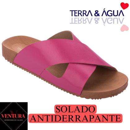 Imagem de Papete  terra e água canoa chinelo sandalia slide