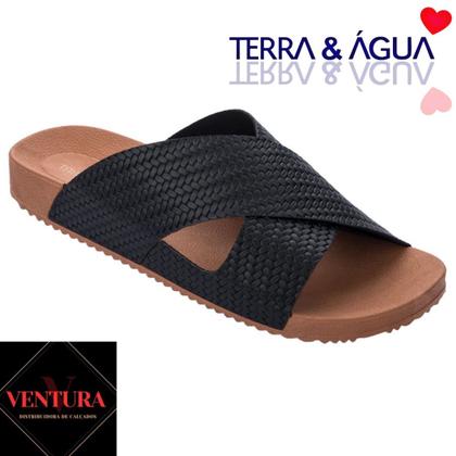 Imagem de Papete  terra e água canoa chinelo sandalia slide