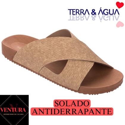 Imagem de Papete  terra e água canoa chinelo sandalia slide