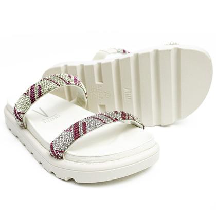 Imagem de Papete Vizzano Feminina Strass Brilho Tratorada Original