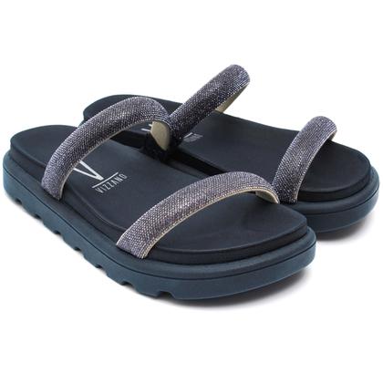 Imagem de Papete Vizzano Feminina Strass Brilho Tratorada Original