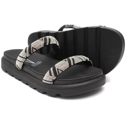 Imagem de Papete Vizzano Feminina Strass Brilho Tratorada Original