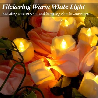 Imagem de Paquete de 12 Velitas LED sin Llama con Temporizador ONEIHOMM