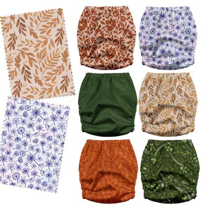 Imagem de Paquete de 6 Pañales de Tela Mama Koala con Forro de Gamuza y Insertos