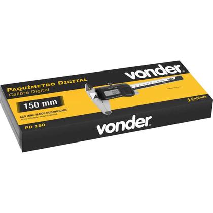 Imagem de Paquímetro Digital 150mm 0,01mm Aço Inox Pd-150 Pç - Vonder 3525150150