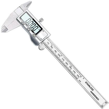 Imagem de Paquímetro Digital Aço Inox 150mm Com Estojo Profissional