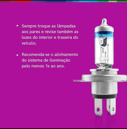 Imagem de Par 2x Farol Para Carro H4 Standard 12V 60/55w ( P43t ) Halógena Lâmpada Original Bosch