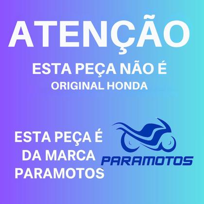 Imagem de Par aba tanque aleta asa tampa lateral honda nxr bros 160 laranja 2019