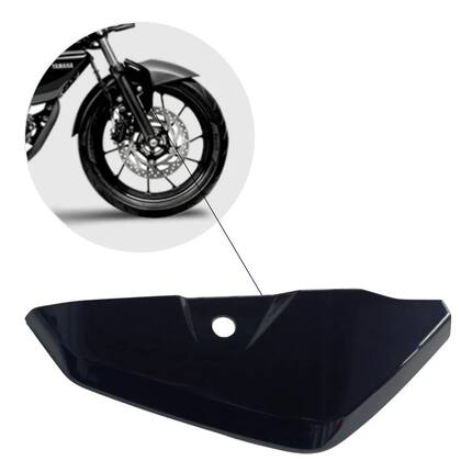 Imagem de Par Acabamento Lateral Paralama Yamaha Original Fz15 Preto 2023 2024