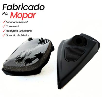 Imagem de Par Acabamentos Retrovisor Fiat Strada Palio 2004 2005 2006 2007 2008 2009 2010 2011 2012 2013 2014 2015 2016 2017 2 Portas