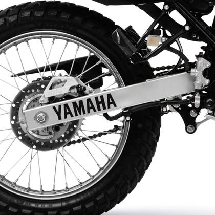 Imagem de Par Adesivos Compatível Moto Yamaha Balança Preto Genérico