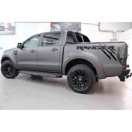 Imagem de Par Adesivos Faixa Lateral Caçamba Ranger Raptor - Preto