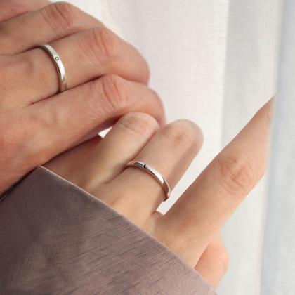 Imagem de Par Aliança Sol E Lua Casal Anel Ajustável Namoro Caixinha