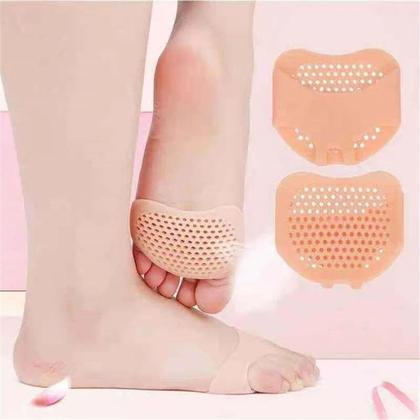 Imagem de Par Almofada Antepé Silicone Gel Confortavel Dor Salto Alto