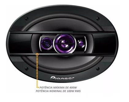 Imagem de Par Alto Falante 6x9 69 Pioneer 800w Quadriaxial Ts-6960br