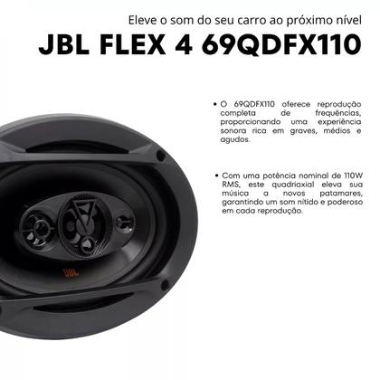 Imagem de Par Alto Falante 6x9 Pol 69qdfx110 JBL Quadriaxial 220w Rms Carros