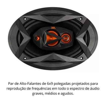 Par Alto Falante Jbl Flex 69qdfx100 6x9 100w Rms 4 Ohms - Alto