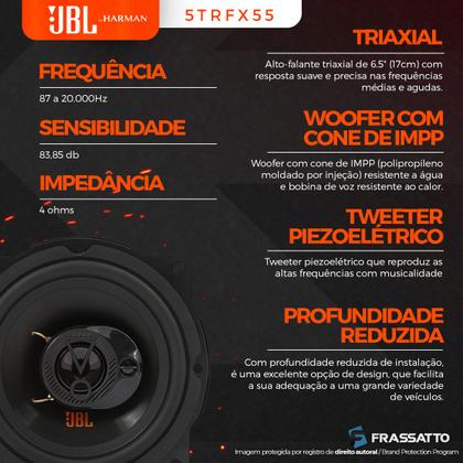 Imagem de Par Alto Falantes Jbl Selenium 5 Polegadas Triaxial 110w Rms Som Potente
