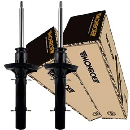Par Amortecedor Golf Bora New Beetle Audi A3 Dianteiro + Kit - MONROE Imagem de Par Amortecedor Golf Bora New Beetle Audi A3 Dianteiro + Kit