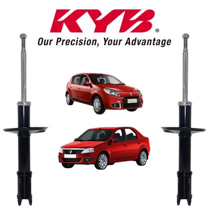 Imagem de Par Amortecedor Kayaba Dianteiro Renault Logan 2007 A 2013
