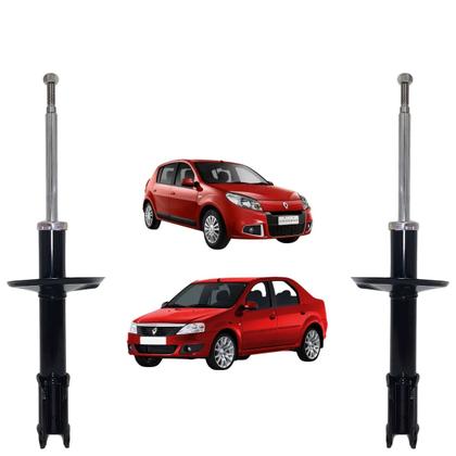 Imagem de Par Amortecedor Kayaba Dianteiro Renault Logan 2007 A 2013