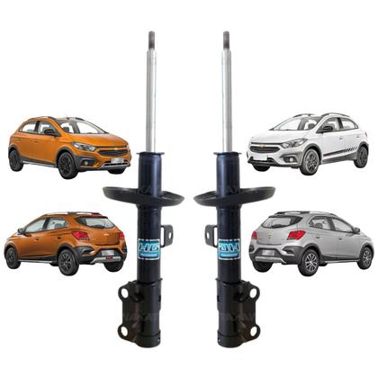 Imagem de Par Amortecedor Nakata Dianteiro Esquerdo + Direito Chevrolet Onix Activ 2016 A 2019