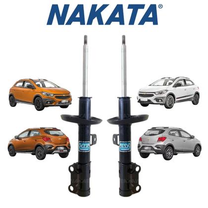 Imagem de Par Amortecedor Nakata Dianteiro Esquerdo + Direito Chevrolet Onix Activ 2016 A 2019