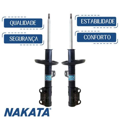 Imagem de Par Amortecedor Nakata Dianteiro Esquerdo + Direito Chevrolet Onix Activ 2016 A 2019