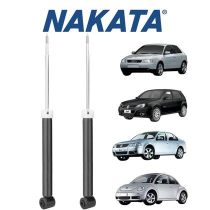 Imagem de Par Amortecedor Nakata Traseiro Esquerdo+Direito Volkswagen Audi A3 1999 A 2008