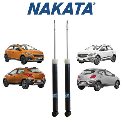 Imagem de Par Amortecedor Pressurizado Esquerdo + Direito Nakata Traseiro Onix Activ 2016 A 2019