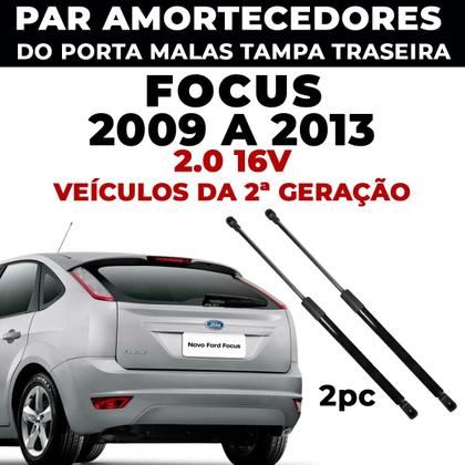 Imagem de Par Amortecedor Tampa Traseira Ford Focus Hatch 2009 A 2013